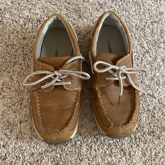 Sonoma Brown Boat Shoes/Loafers size 3Y - Picture 2 of 6